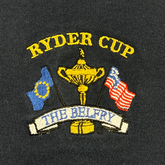 Vintage Greg Norman Polo Shirt Adult LARGE Blue Ryder Cup Belfry 2002 Golf Y2K - Picture 3 of 9